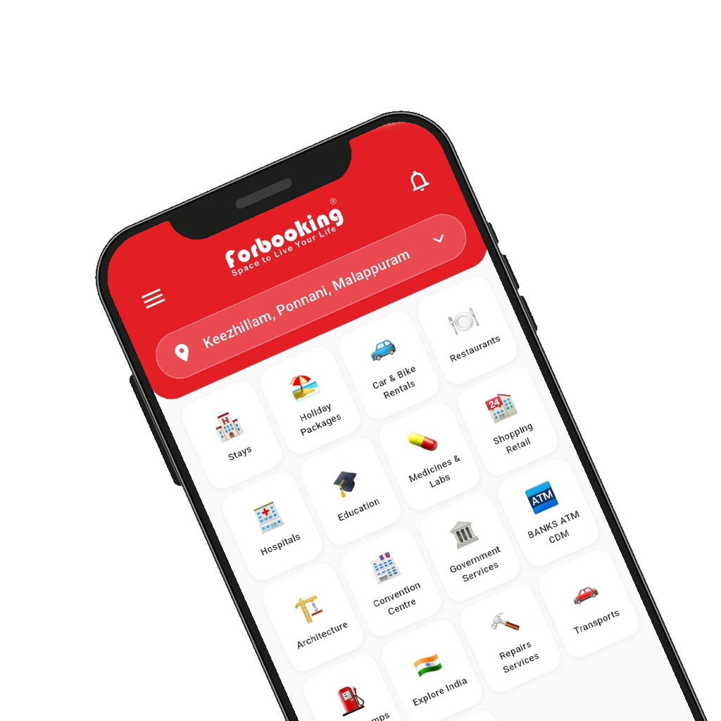Forbooking Mobile App Mockup